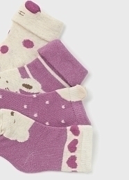 Носки фиолетовые 4 пары от бренда Mayoral