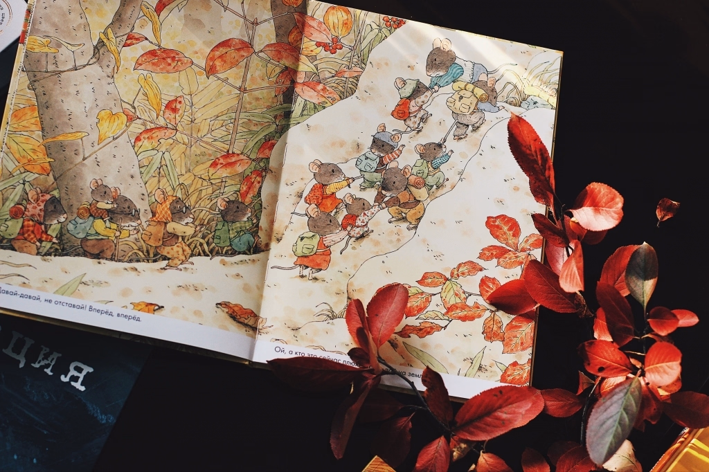 детская книжка 14 лесных мышей
