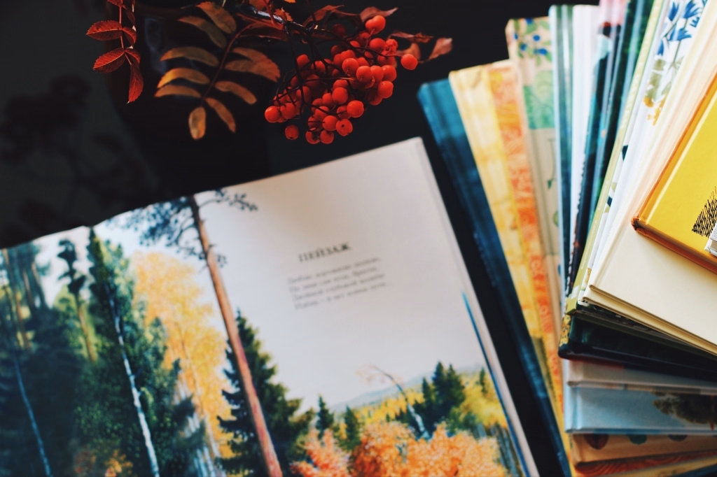 детская книжка листопад