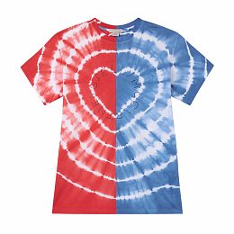 Платье красно-синее от бренда Stella McCartney kids