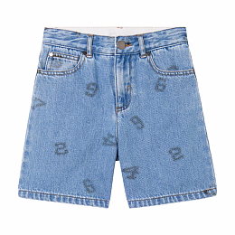 Шорты Numbers Print от бренда Stella McCartney kids