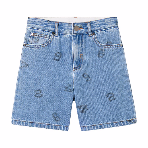 Шорты Numbers Print от бренда Stella McCartney kids