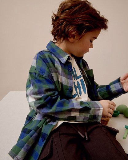 Рубашка в клетку Plaid Choo от бренда CHOOCHOO