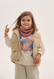 Снуд Crot merino fleece pale rose от бренда Peppihat