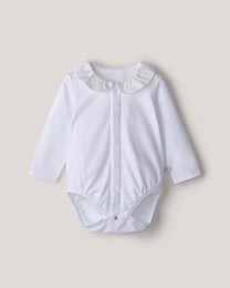 Набор боди с воротником розового и белого цвета от бренда Anna Leon