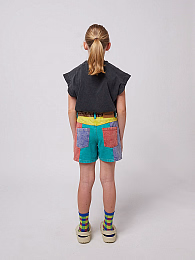 Шорты Color block от бренда Bobo Choses