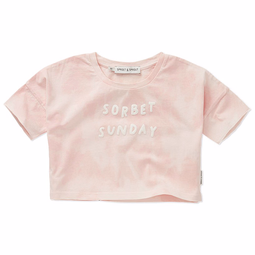Футболка-кроп Sorbet Sunday от бренда Sproet & Sprout Розовый