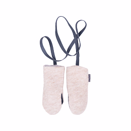 Варежки Mittens beige от бренда Peppihat
