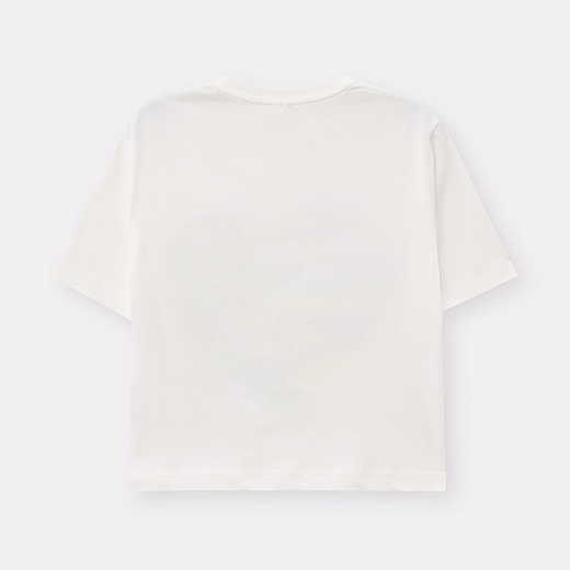 Футболка Heart Print от бренда Stella McCartney kids Молочный