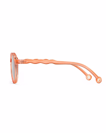 Очки JUNIOR Oval Sunglasses-Breakfast Art-Fig Pink от бренда Olivio and Co