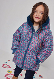 Куртка двусторонняя Flora print от бренда Boboli