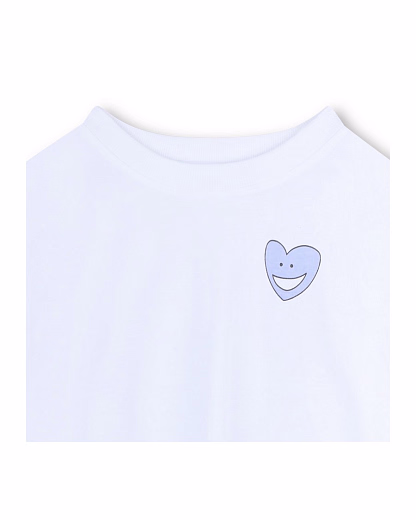 Футболка HEART BLANC от бренда Billieblush Белый