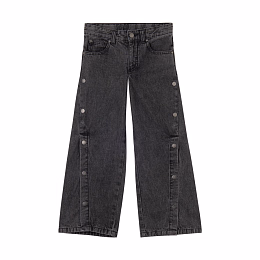 Джинсы декоррированные кнопками от бренда Stella McCartney kids