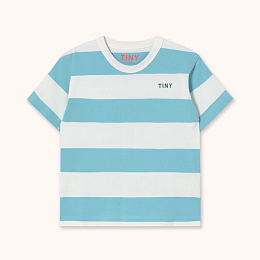 Футболка Blue stripes от бренда Tinycottons Голубой