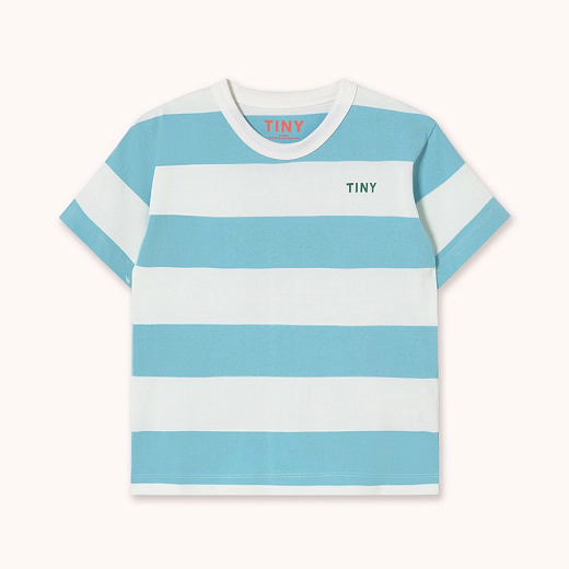 Футболка Blue stripes от бренда Tinycottons Голубой