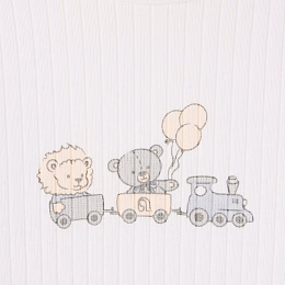 Боди Toys White-Blue-Grey 3 шт от бренда Anna Leon