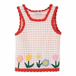 Майка-топ Floral Applique от бренда Stella McCartney kids