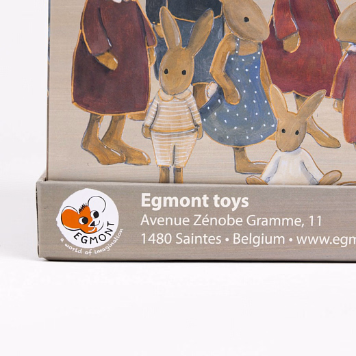Кубики со счетом "Семья кроликов" от бренда Egmont Toys