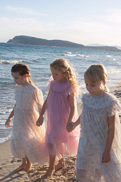 Платье Marisol Blue Flower от бренда C'ERA UNA VOLTA