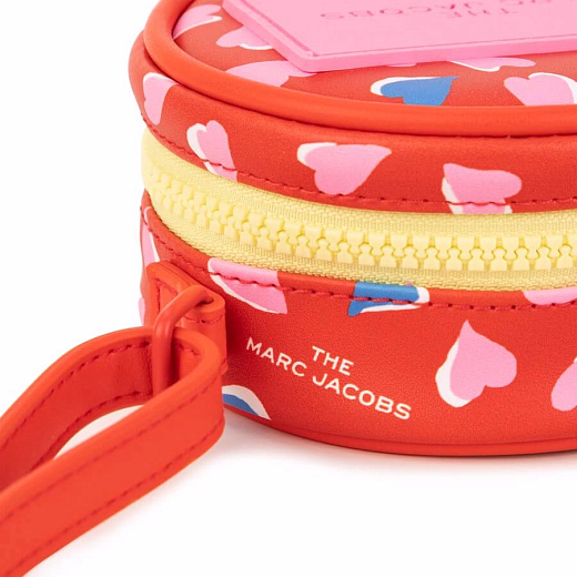 Сумка с принтом сердец от бренда LITTLE MARC JACOBS