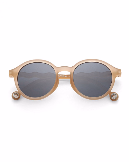 Очки TEEN & ADULT Oval Sunglasses-Classic Olivio-Sand beige от бренда Olivio and Co