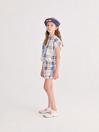 Шорты Fun Tartan ruffled от бренда Bobo Choses
