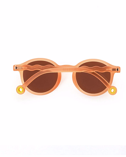 Очки KIDS Oval Sunglasses-Citrus Garden-Grapefruit Pink от бренда Olivio and Co