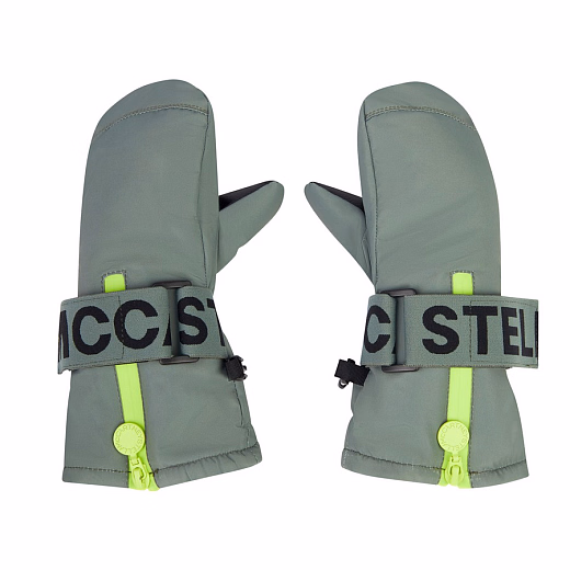 Варежки Logo Tape от бренда Stella McCartney kids