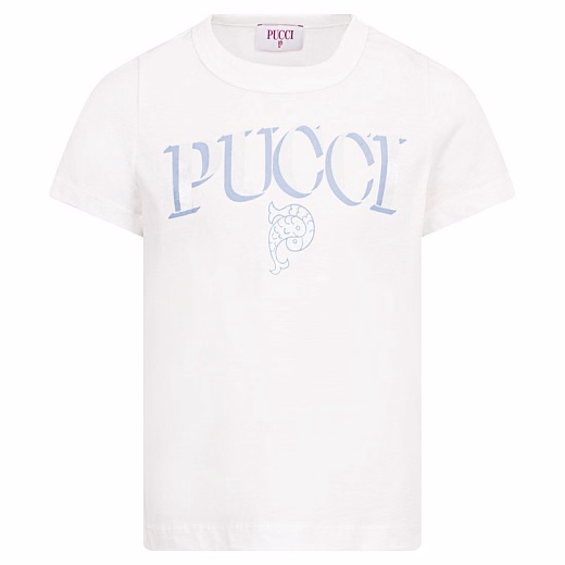 Футболка Iride Logo от бренда Emilio Pucci Молочный