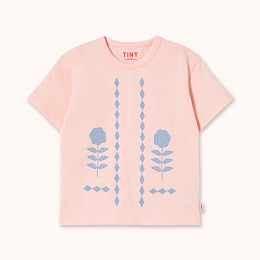 Футболка Roses and Diamonds от бренда Tinycottons Розовый