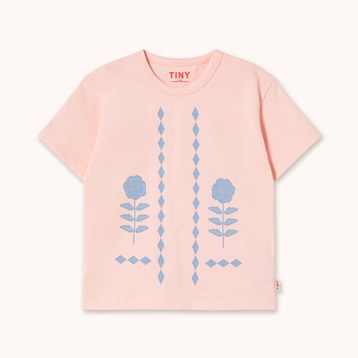 Футболка Roses and Diamonds от бренда Tinycottons Розовый