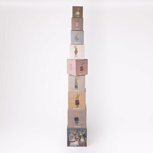 Кубики со счетом "Семья кроликов" от бренда Egmont Toys