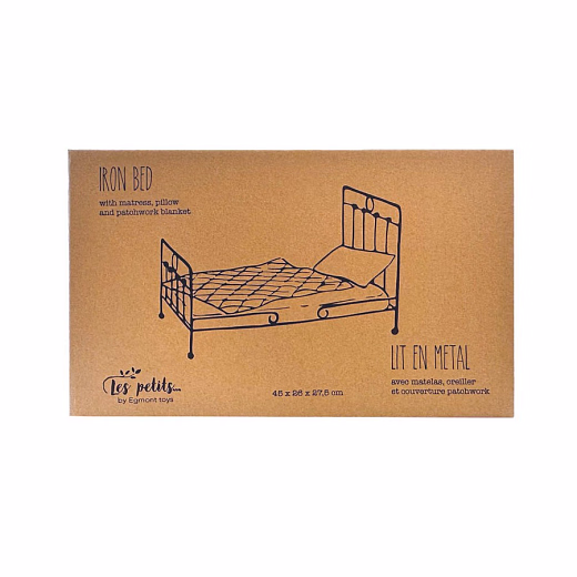 Кровать металлическая для куклы от бренда Egmont Toys