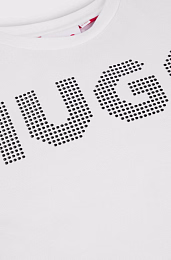 Футболка с заклепками Logo от бренда HUGO Белый