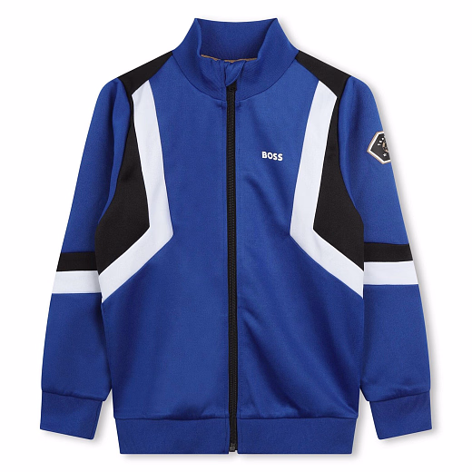 Олимпийка синего цвета от бренда BOSS