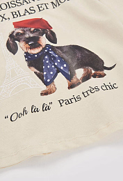 Лонгслив Dog print от бренда Boboli