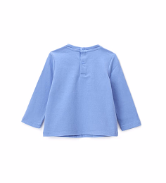 Лонгслив в голубом цвете Cowboy girls от бренда Original Marines