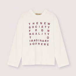 Лонгслив Oscar Moonlight White от бренда The New Society