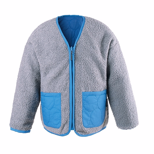Куртка FRIENDLY WHALE Ultimate grey Azure blue от бренда Gosoaky