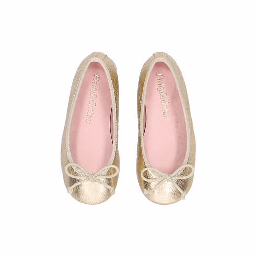Туфли LUMINA ORO Gold от бренда PRETTY BALLERINAS