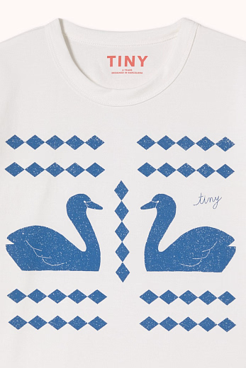 Футболка SWAN от бренда Tinycottons Белый