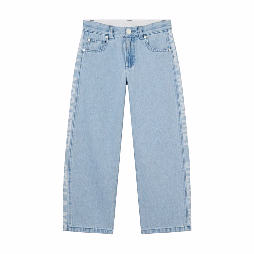Джинсы Moniker Tape от бренда Stella McCartney kids