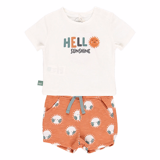 Футболка и шорты Hello Sunshine от бренда Boboli