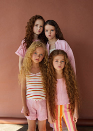 Кроп-топ Waffle Stripes от бренда Sproet & Sprout