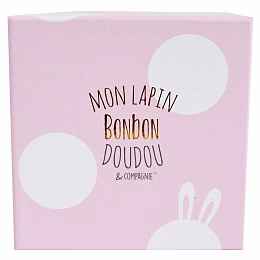 Погремушка-пинетки Bunny Pink от бренда Doudou et Compagnie