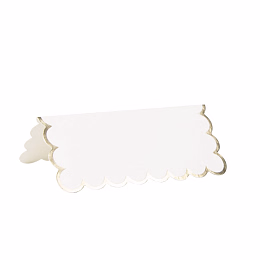 Таблички для стола Белый и золото 8 шт от бренда Tim & Puce Factory