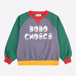 Свитшот Color Block от бренда Bobo Choses