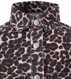 Рубашка джинсовая с анималистичным принтом от бренда Original Marines