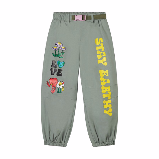 Джоггеры Stay Earthy от бренда Stella McCartney kids