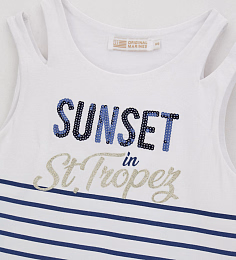 Майка в полоску и шорты Navy от бренда Original Marines